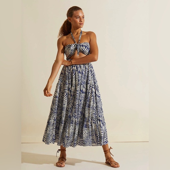 Lemlem Dresses & Skirts - Lemlem Palm Leaf Cutout Dress